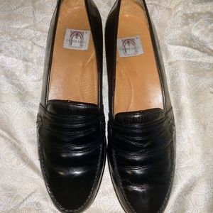 Vero Cuoio Cable & Co Black Italian Leather Shoes